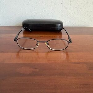 Fundamentals Eyeglasses Frames F111 47-19-130 Black Full Rim Eyewear Classic